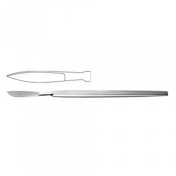 Dieffenbach Dissecting Knife / Opreating Knife With Metal Handle Stainless Steel, 17 cm - 6 3/4"